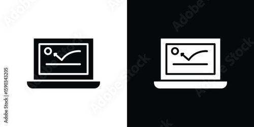 Bounce rate icon vector illustration - Collection of high quality black style vector icons