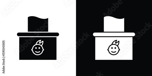 baby wipe icon vector illustration - Collection of high quality black style vector icons