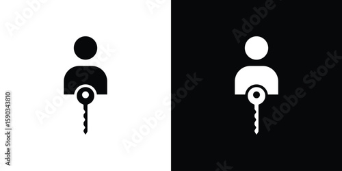 Authentication icon vector illustration - Collection of high quality black style vector icons