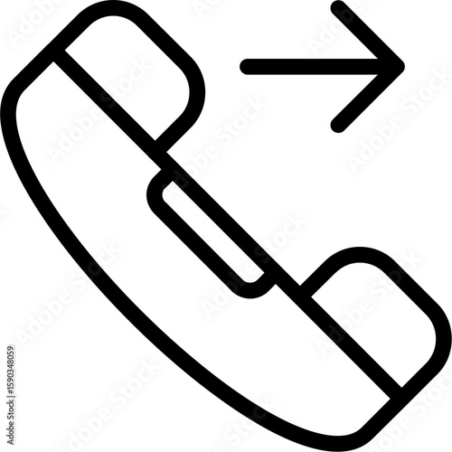 Phone arrow right Icon