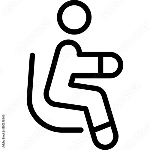 Person seat reclined Icon