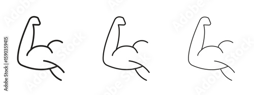 Strong arm icon for Graphic Design Projects