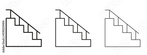 Stairs icon for Graphic Design Projects