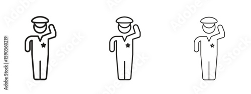 Salute icon for Graphic Design Projects
