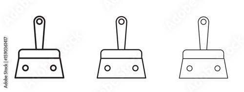 Putty knife icon for Graphic Design Projects