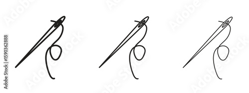 Needle icon for Graphic Design Projects