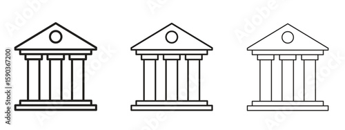 Courthouse icon for Graphic Design Projects