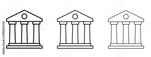 Courthouse icon for Graphic Design Projects