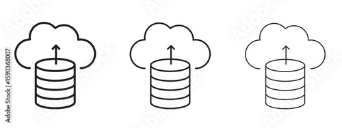 Cloud server icon for Graphic Design Projects