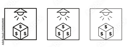 Business incubator icon for Graphic Design Projects