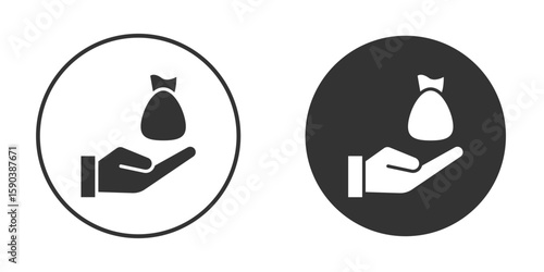 Inheritance law icon vector clipart in black colors. suitable for graphic work