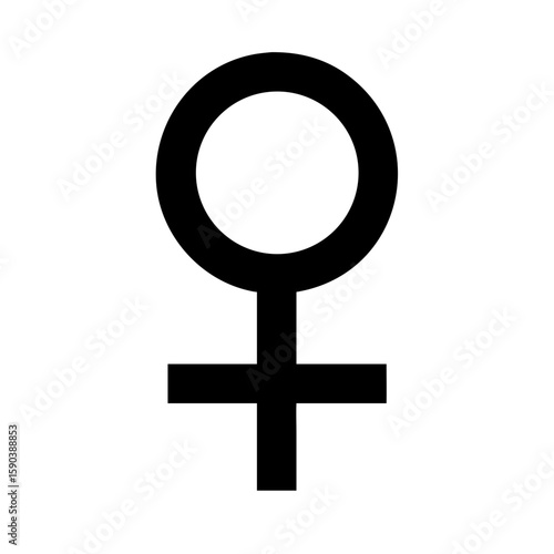 Gothic venus symbol icon vector illustration