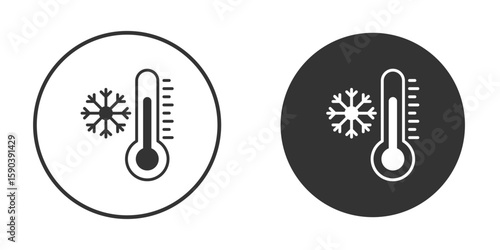 Cold icon vector clipart in black colors. suitable for graphic work