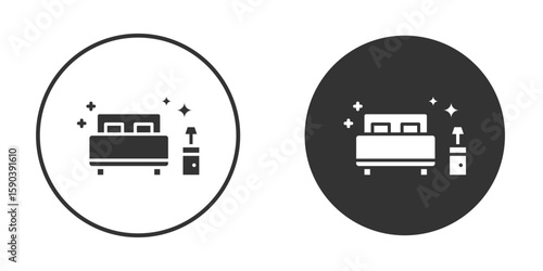 Clean Room icon vector clipart in black colors. suitable for graphic work