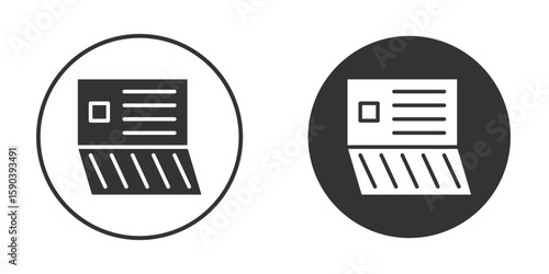 Bankbook icon vector clipart in black colors. suitable for graphic work