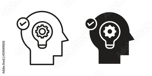 Understand icon. vector flat and line symbols. Vector Graphics.