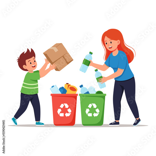 Teaching Kids to Recycle for a Green Future