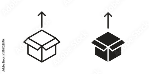 Product release icon. vector flat and line symbols. Vector Graphics.