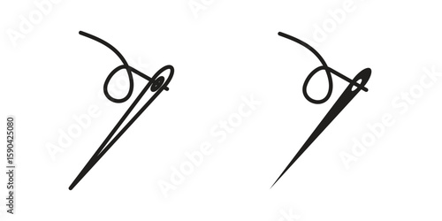 Needle icon. vector flat and line symbols. Vector Graphics.