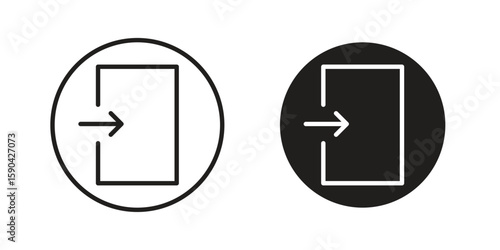 Inside icon. vector flat and line symbols. Vector Graphics.
