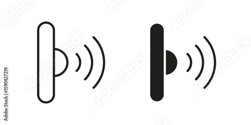 Infrared icon. vector flat and line symbols. Vector Graphics.