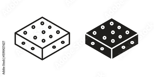 Halva icon. vector flat and line symbols. Vector Graphics.