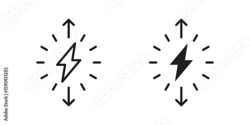 Conflict icon. vector flat and line symbols. Vector Graphics.