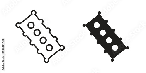 Car gasket icon. vector flat and line symbols. Vector Graphics.