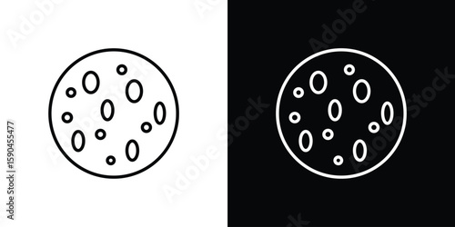 Thalassaemia icon. Editable stroke. Icon for web.