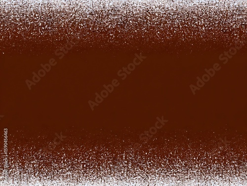 Brown Background with Snowflakes Border