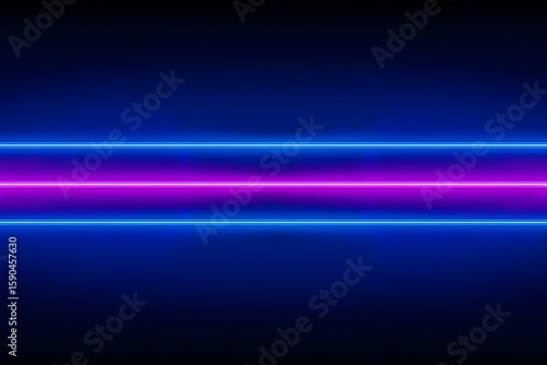 Abstract Neon Lines - Blue and Magenta Gradient Background