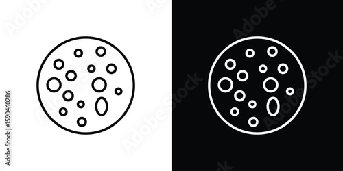 Leukemia icon. Editable stroke. Icon for web.