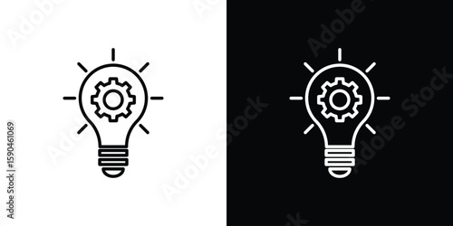 Implementation icon. Editable stroke. Icon for web.