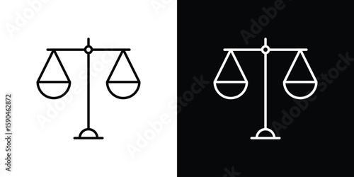 Economies of scale icon. Editable stroke. Icon for web.