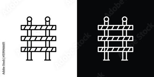 Barrier icon. Editable stroke. Icon for web.