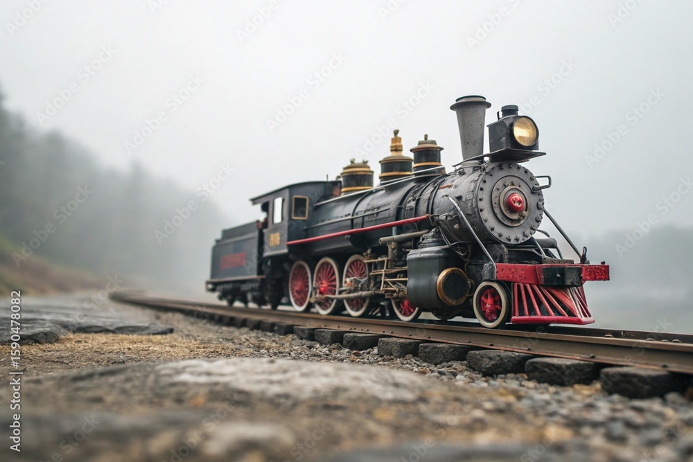 Obraz premium old steam locomotive