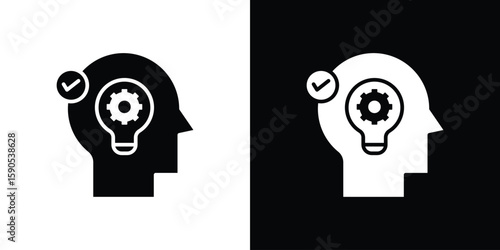 Understand icon vector, filled flat sign, solid pictogram. Symbol, logo illustration.