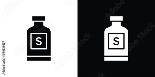 Solvent icon vector, filled flat sign, solid pictogram. Symbol, logo illustration.