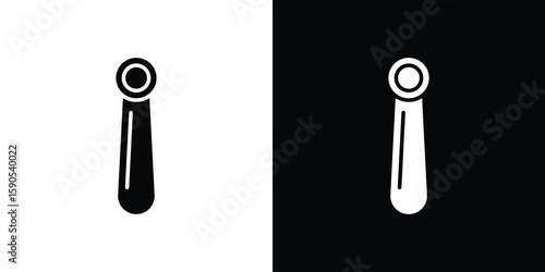 Shoehorn icon vector, filled flat sign, solid pictogram. Symbol, logo illustration.