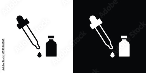 Serum icon vector, filled flat sign, solid pictogram. Symbol, logo illustration.