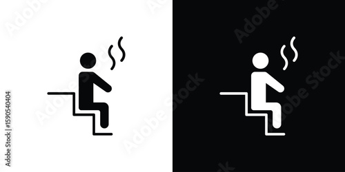 Sauna icon vector, filled flat sign, solid pictogram. Symbol, logo illustration.