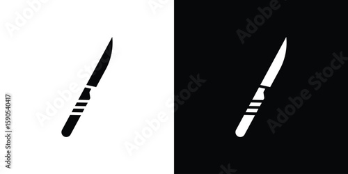 Scalpel icon vector, filled flat sign, solid pictogram. Symbol, logo illustration.