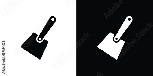Putty knife icon vector, filled flat sign, solid pictogram. Symbol, logo illustration.