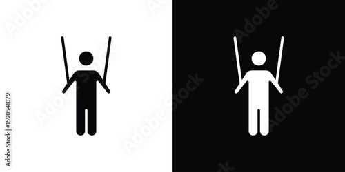 Puppet icon vector, filled flat sign, solid pictogram. Symbol, logo illustration.