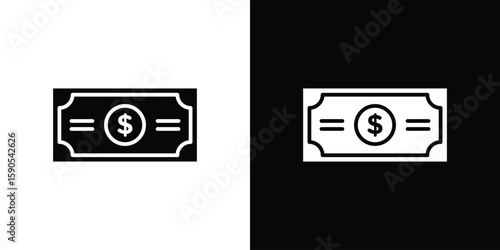 Money icon vector, filled flat sign, solid pictogram. Symbol, logo illustration.
