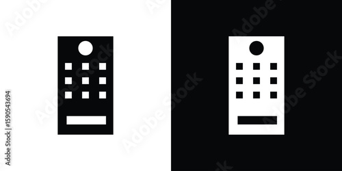 Intercom icon vector, filled flat sign, solid pictogram. Symbol, logo illustration.