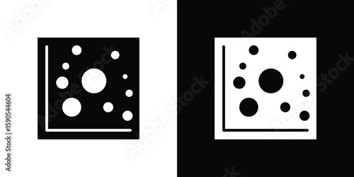 Heat Map icon vector, filled flat sign, solid pictogram. Symbol, logo illustration.