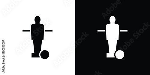 Foosball icon vector, filled flat sign, solid pictogram. Symbol, logo illustration.