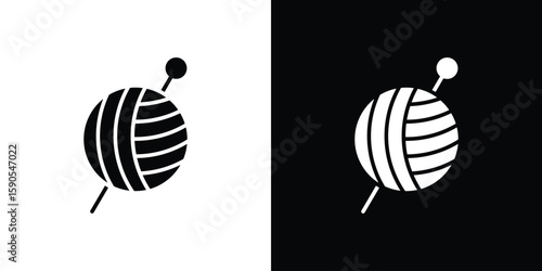 Crochet icon vector, filled flat sign, solid pictogram. Symbol, logo illustration.