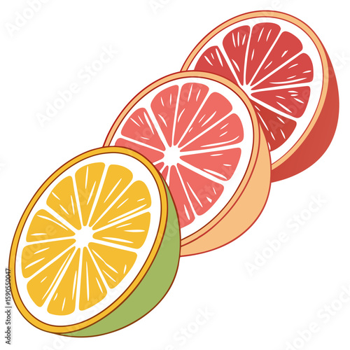 citrus fruit slices